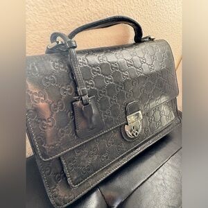 Gucci Guccisima Mini Briefcase shaped bag crossbody (no long strap)